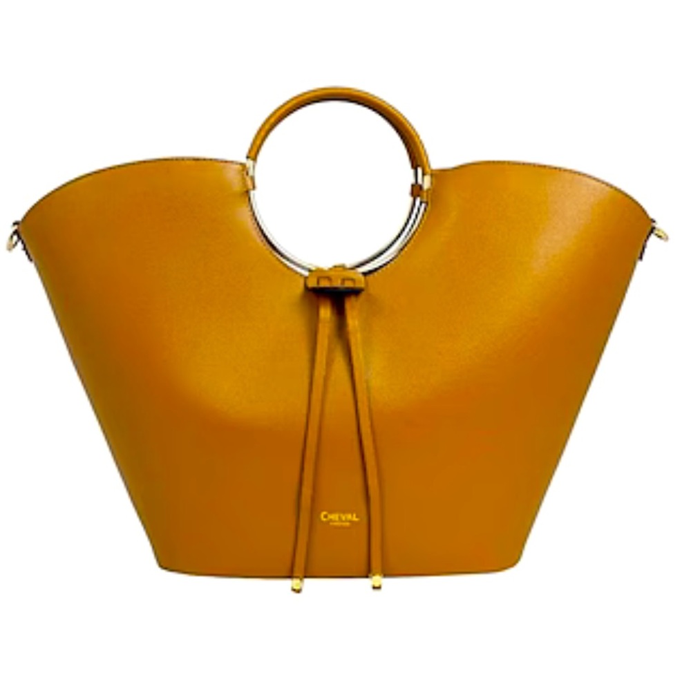 CHEVAL FIRENZE tulip tote like new Italian leather